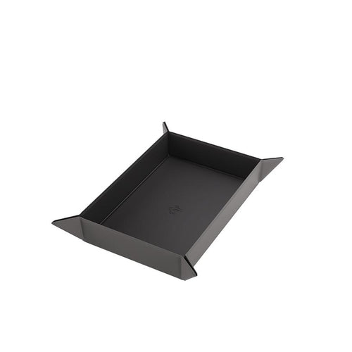 Gamegenic: Magnetic Dice Tray: Rectangular Black-Gray