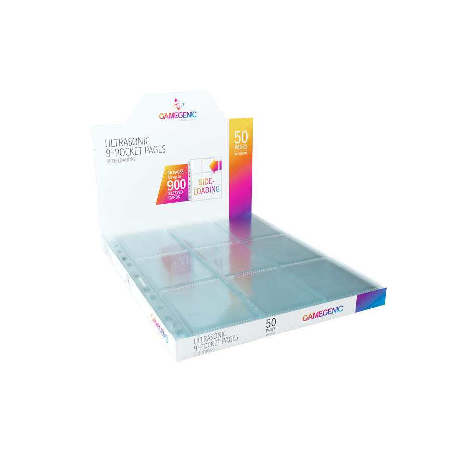 Gamegenic - Gamegenic - Sideloading 9-Pocket Pages: 50 Perfect Grade Clear