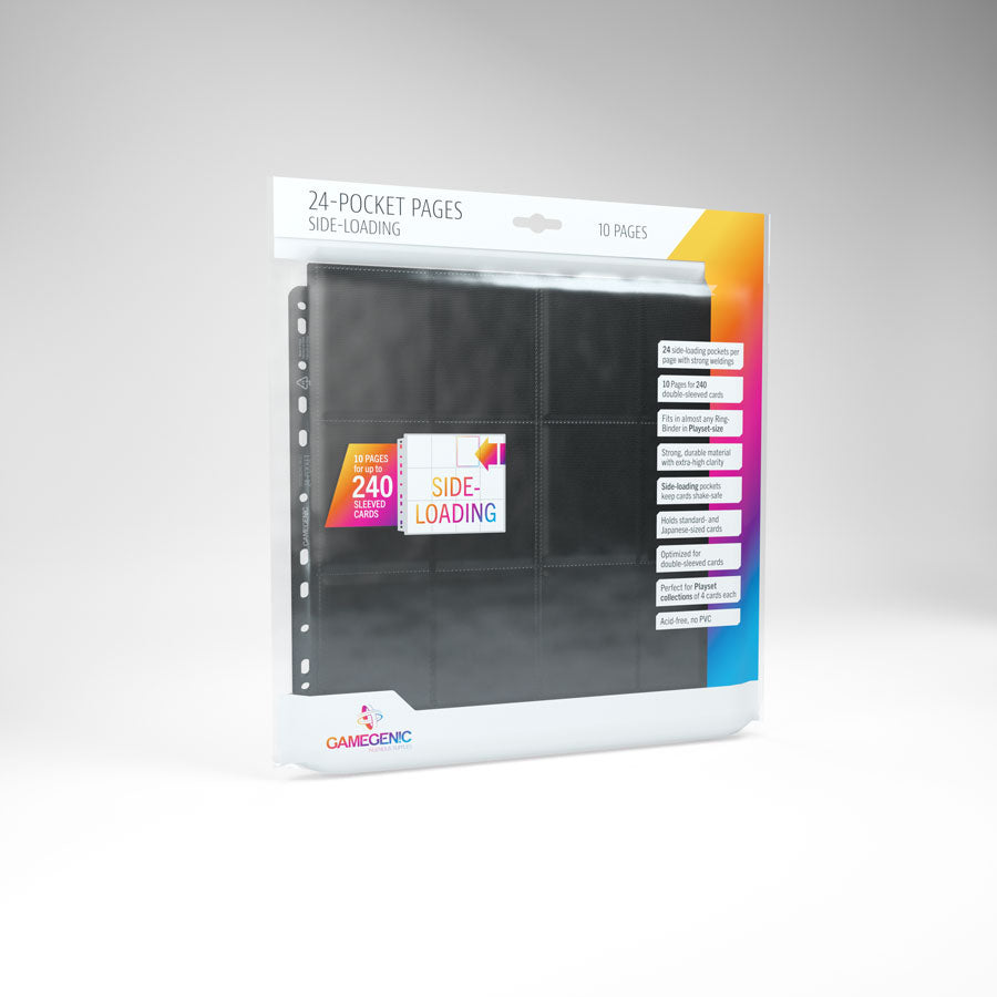 Gamegenic - Gamegenic Pages 24 Pocket Side Loading 10 Count