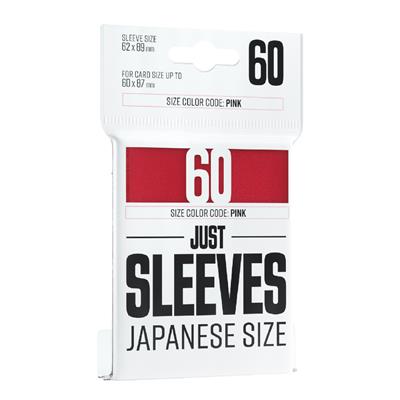 Gamegenic - Gamegenics Just Sleeves - Japanese Size Red