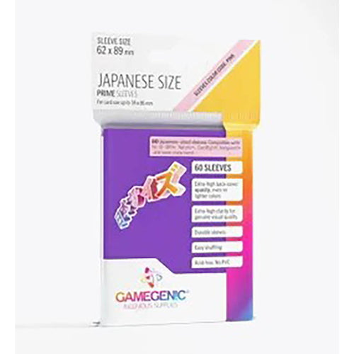 Gamegenic: Just Sleeves: Japanese-Sized Sleeves: Purple