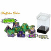 Gate Keeper Games -  Halfsies Dice: Gamma Dice 7 Dice Polyhedral Set (Upgraded Dice Case) Pre-Order
