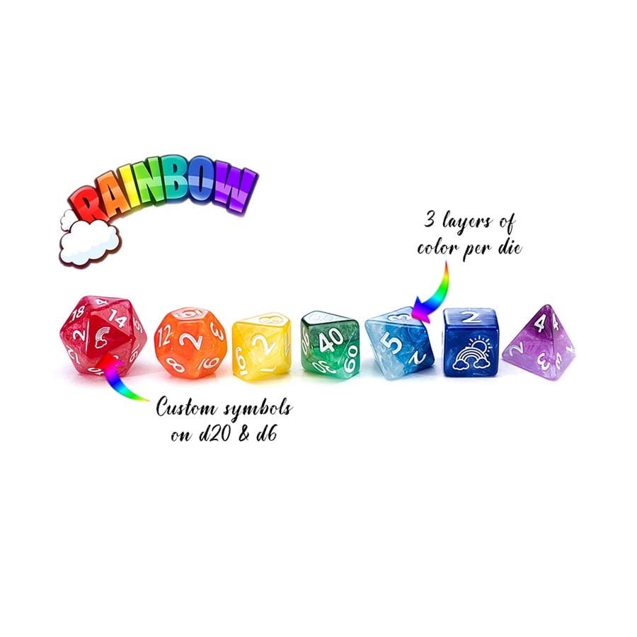 Gate Keeper Games -   Sui Generis Dice: Rainbow!