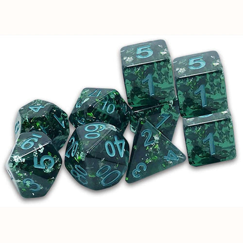 Goodman Games -  Caverns Of Thracia - Verdigris Grecian Vase Dice (Traditional 9Ct)