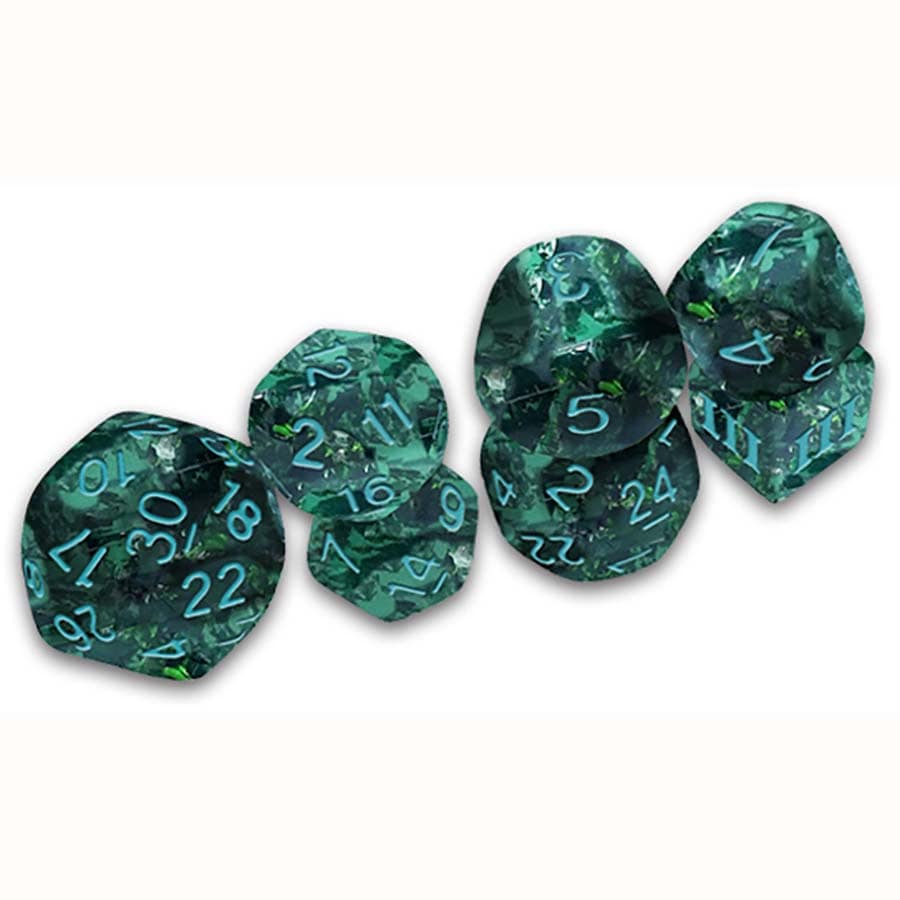 Goodman Games -  Caverns Of Thracia - Verdigris Grecian Vase Dice (Dcc Funky 7Ct) Pre-Order