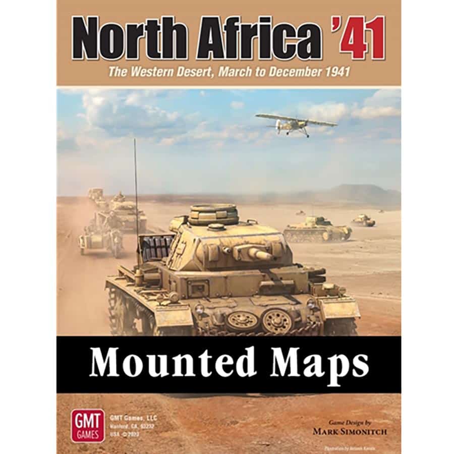 Gmt Games -  North Africa (1941): Mounted Map