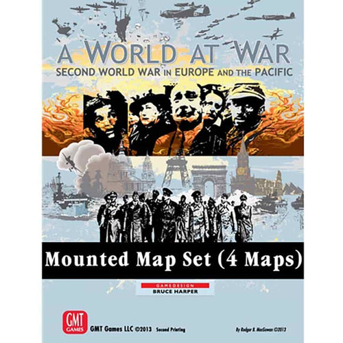 Gmt Games -  A World At War Mounted Map Set