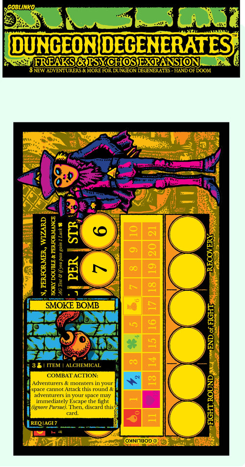 Goblinko - Dungeon Degenerates: Freaks & Psychos Expansion