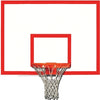 Gared Sports 1260B 42 x 60 in. Steel Rectangular Backboard with Target & Border