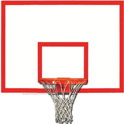 PerfectPitch 42 x 60 in. Steel Rectangular Backboard with Target & Border