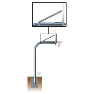Gared Sports GNB60BRKT 5.56 in. Braces & Hardware for Gooseneck Posts
