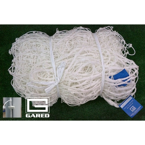 PerfectPitch 8 x 24 ft. Touchline Soccer Net  White Hexagon - 4 mm