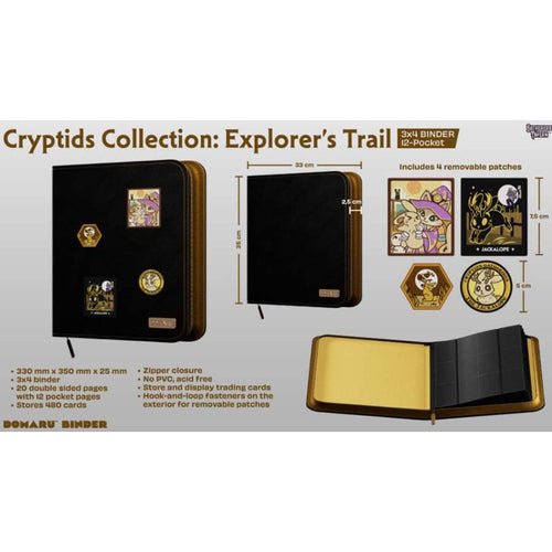 Gatherers' Tavern Pte Ltd -  Cryptid Collection - Gatherers' Tavern: Cryptids Collection: 12-Pocket Binder: Explorer's Trail