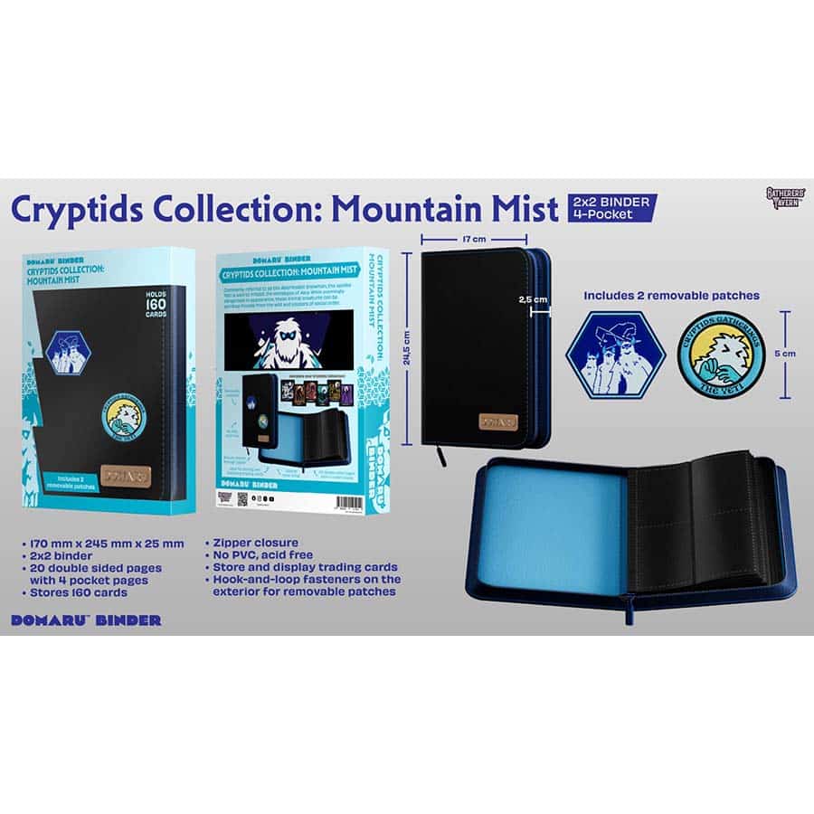 Gatherers' Tavern Pte Ltd -  Cryptid Collection - Gatherers' Tavern: Cryptids Collection: 4-Pocket Binder: Mountain Mist Pre-Order