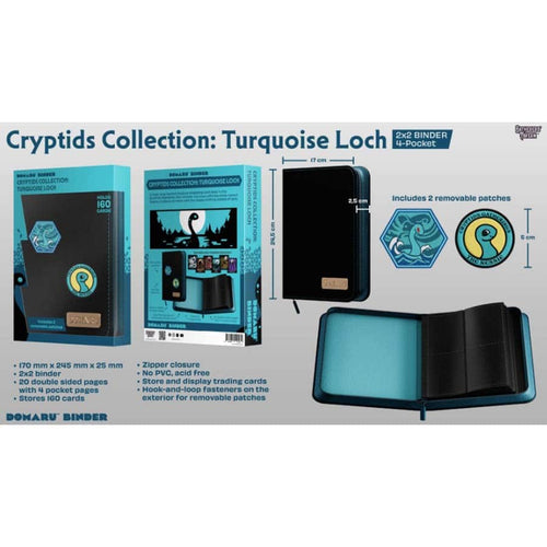 Gatherers' Tavern Pte Ltd -  Cryptid Collection - Gatherers' Tavern: Cryptids Collection: 4-Pocket Binder: Turquoise Loch Pre-Order
