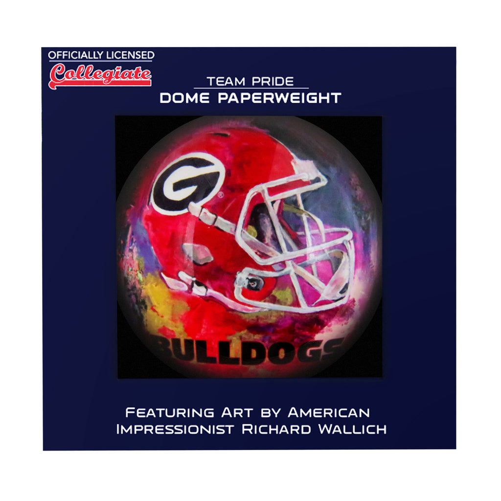 Georgia Bulldogs Paperweight Domed - Sporticulture