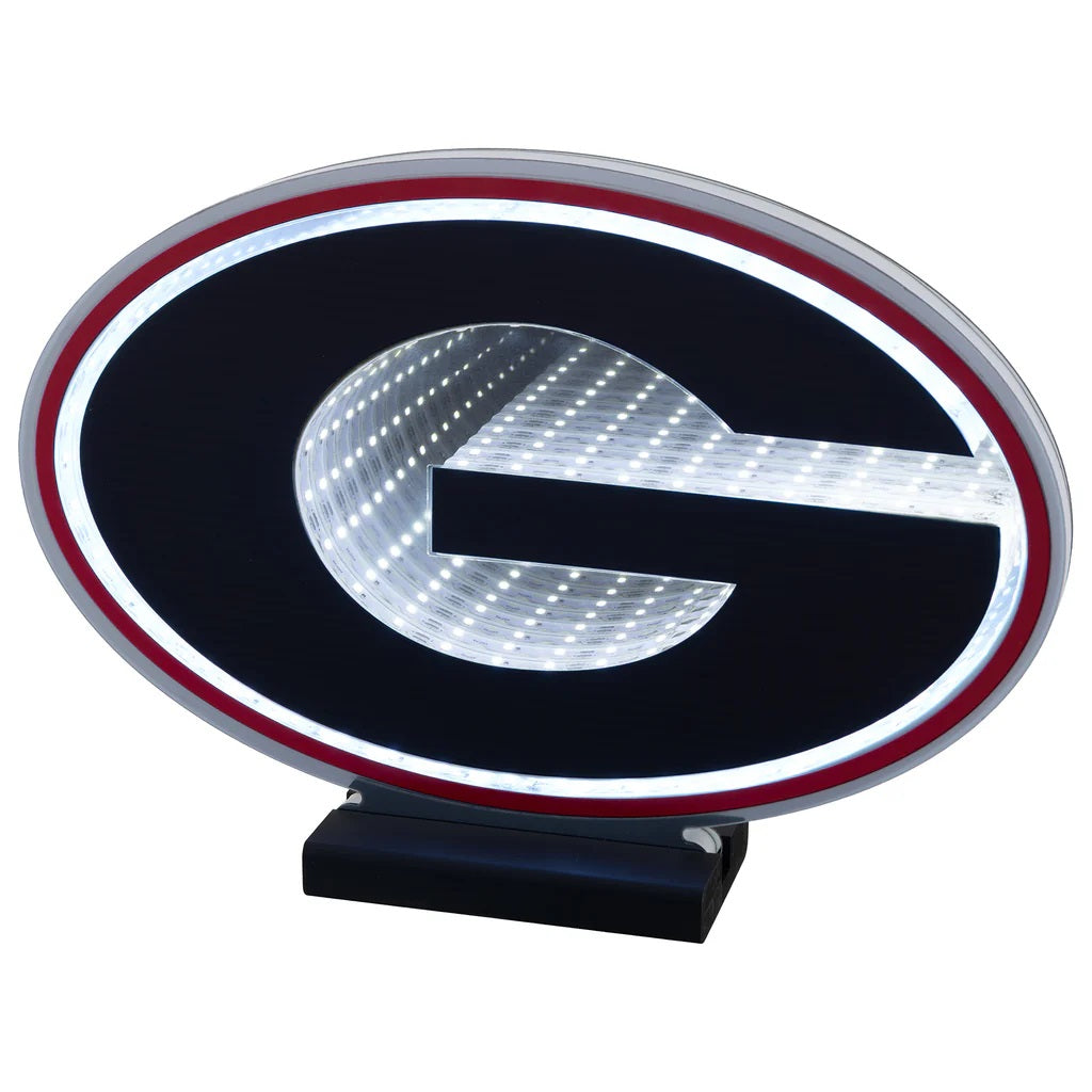 Georgia Bulldogs LED Infinity Logo Light - Sporticulture