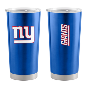 New York Giants Travel Tumbler 20oz Stainless Steel - Logo Brands