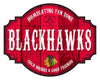 Chicago Blackhawks Sign Wood 12 Inch Homegating Tavern - Special Order - Fan Creations