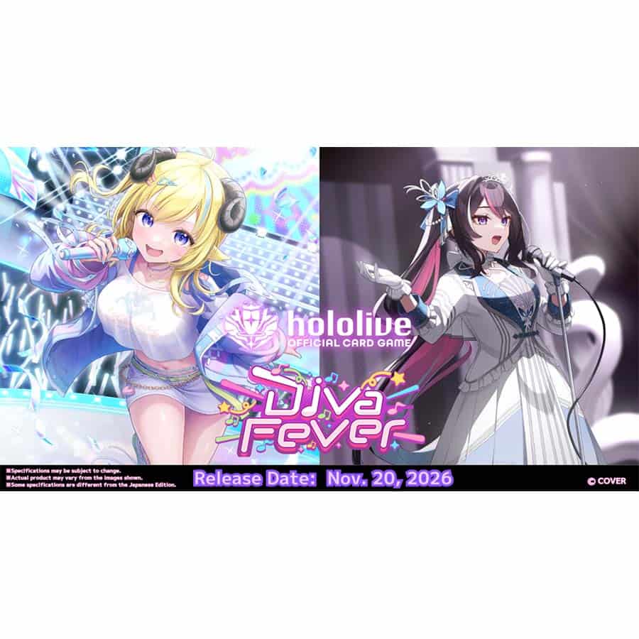 Bushiroad Se-Asia Pte Ltd -  Hololive Official Card Game Booster Pack: Diva Fever (12Ct) Pre-Order