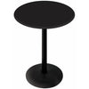 Holland Bar Stool Co. Holland Bar Stool OD214-2230BWOD30RBlkStl 30 in. Black Table with 30 in. Diameter Indoor & Outdoor Black Steel Round Top