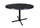Holland Bar Stool Co. Holland Bar Stool OD211-3030BWOD36RBlkStl 30 in. Black Table with 36 in. Diameter Indoor & Outdoor Black Steel Round Top