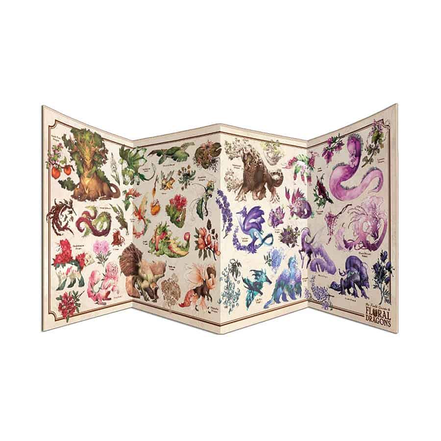 Hit Point Press -  The Field Guide To Floral Dragons: Gamemaster Screen