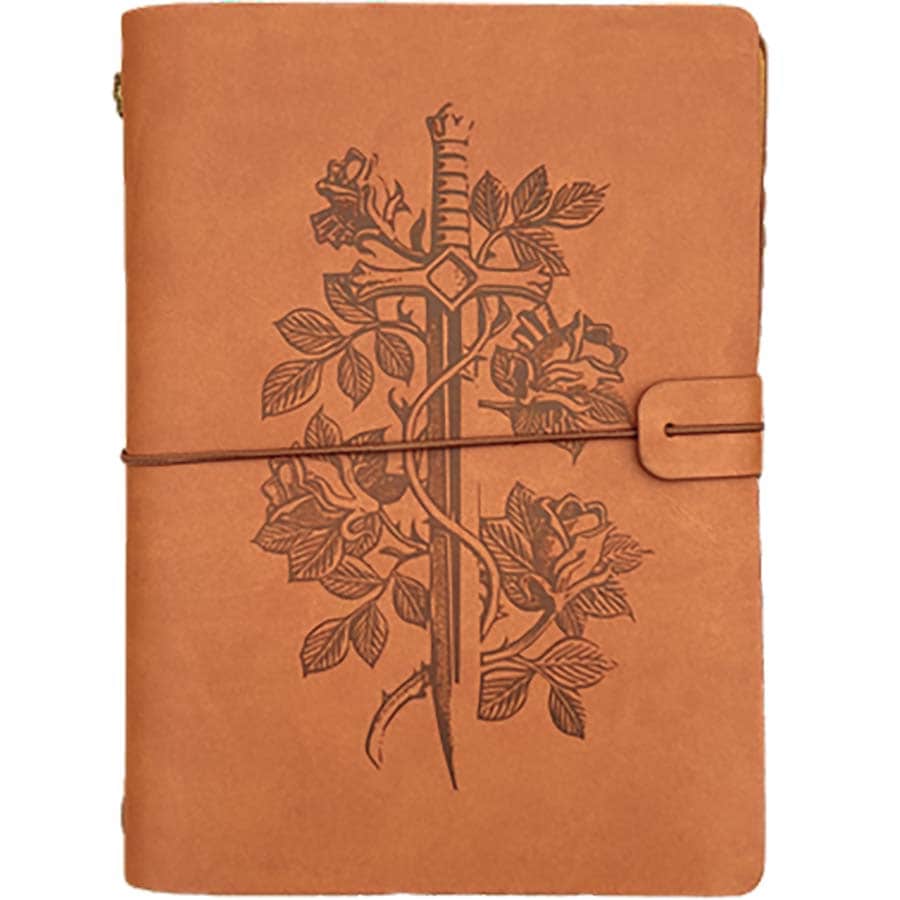 Character Journals - Hrothgar's Hoard: Character Journal (Brown): Sword And Rose Pre-Order