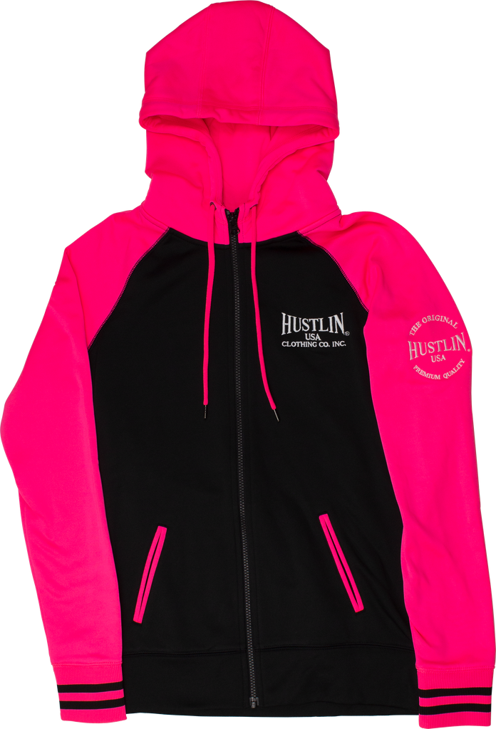 Hustlin USA HUSH02 Zip up Sweatshirt - LARGE Apparel