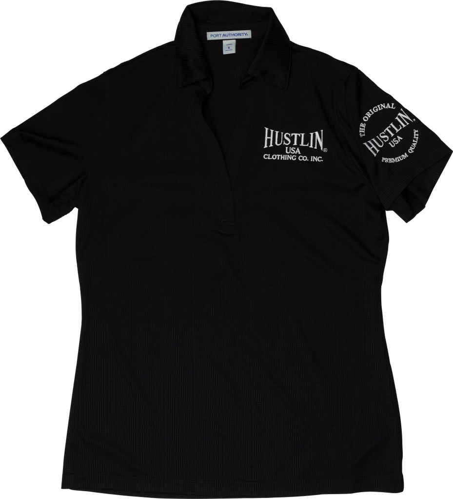 Hustlin USA HUSP03 Ladies Polo - LARGE Apparel
