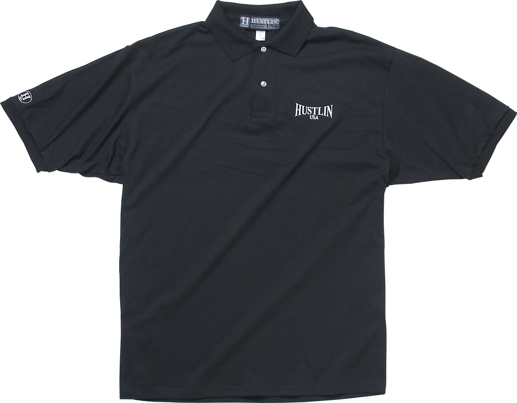 Hustlin HUSPOLO Polo T-Shirt - Medium Apparel