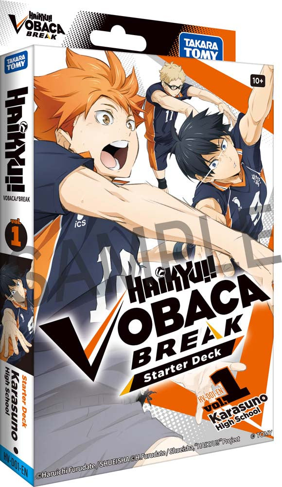 Haikyu!! Vobaca!! Break TCG: Karasuno High School Starter Deck - Vol. 1 - The Dumpster Batte - English Version