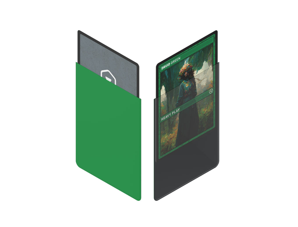 Heavy Play - Heavy Play Curv Sleeves Standard 100 Count Druid Green
