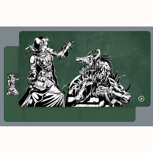 Heavy Play: Etb Playmat Art Masters: Phil Stone Beast Within