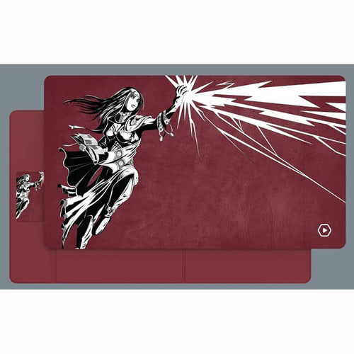 Heavy Play: Etb Playmat Art Masters: Phil Stone Lightning Bolt