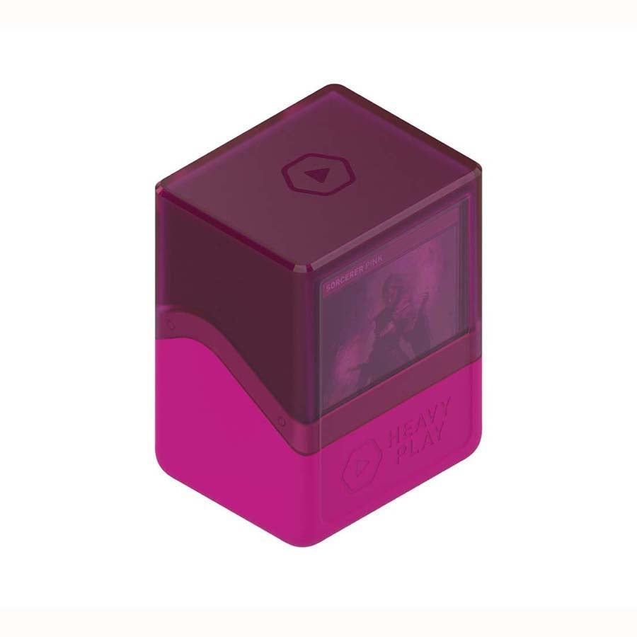 Heavy Play: Rfg Deckbox 100 Ds: Sorcerer Pink Pre-Order