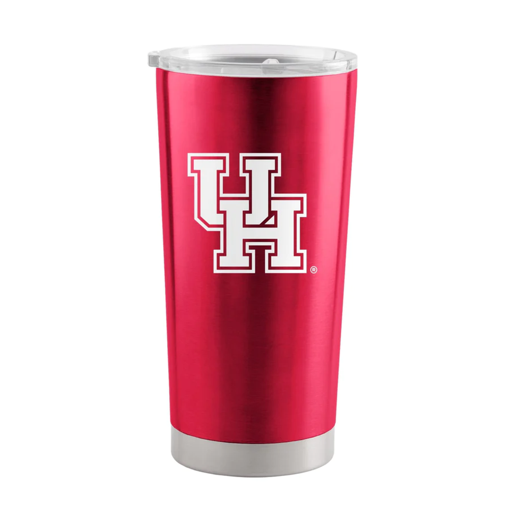 Houston Cougars Travel Tumbler 20oz Stainless Steel - Logo Brands