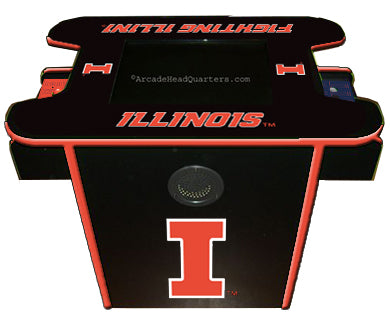 ILLINOIS ARCADE CONSOLE TABLE GAME BLACK - ILLAGC100