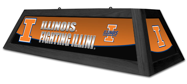 ILLINOIS 42'' SPIRIT GAME TABLE LAMP - STOCK ORANGE - ILLBSL421