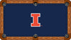 ILLINOIS BILLIARD TABLE FELT - RECREATIONAL BLUE - ILLBTF421-9R