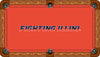 ILLINOIS BILLIARD TABLE FELT - RECREATIONAL ORANGE - ILLBTF602-8R