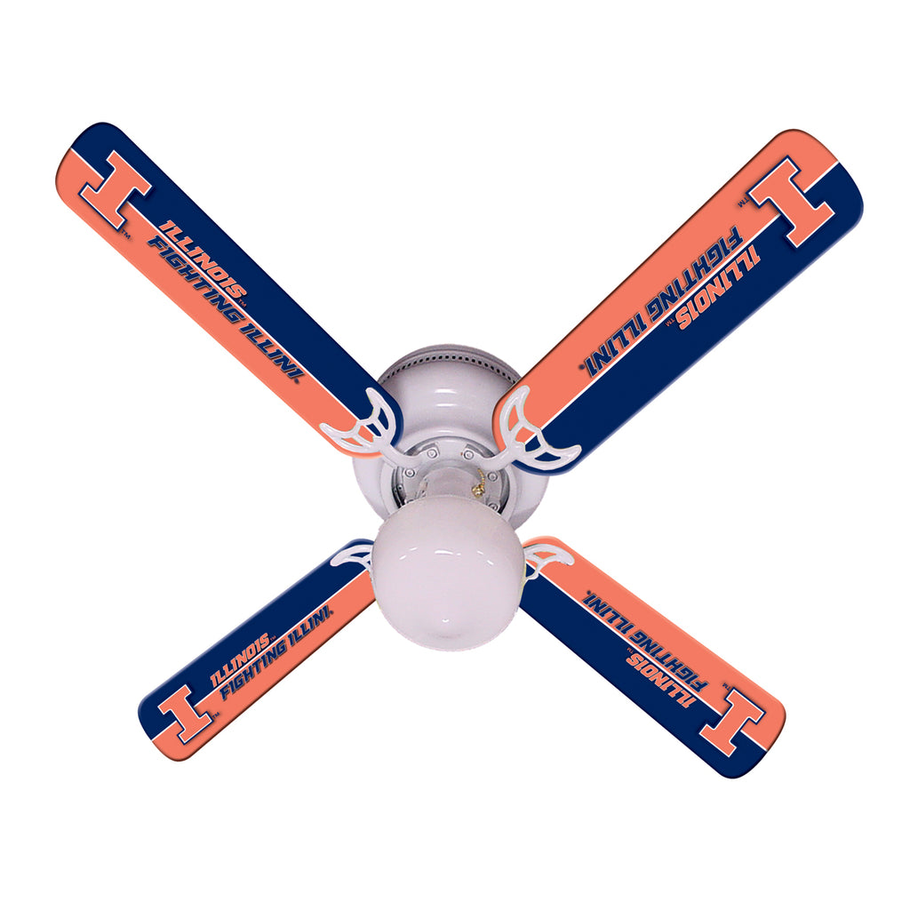 ILLINOIS CEILING FAN - 42'' BLUE/ORANGE - ILLFAN100-42