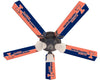 ILLINOIS CEILING FAN - 52'' BLUE/ORANGE - ILLFAN100-52