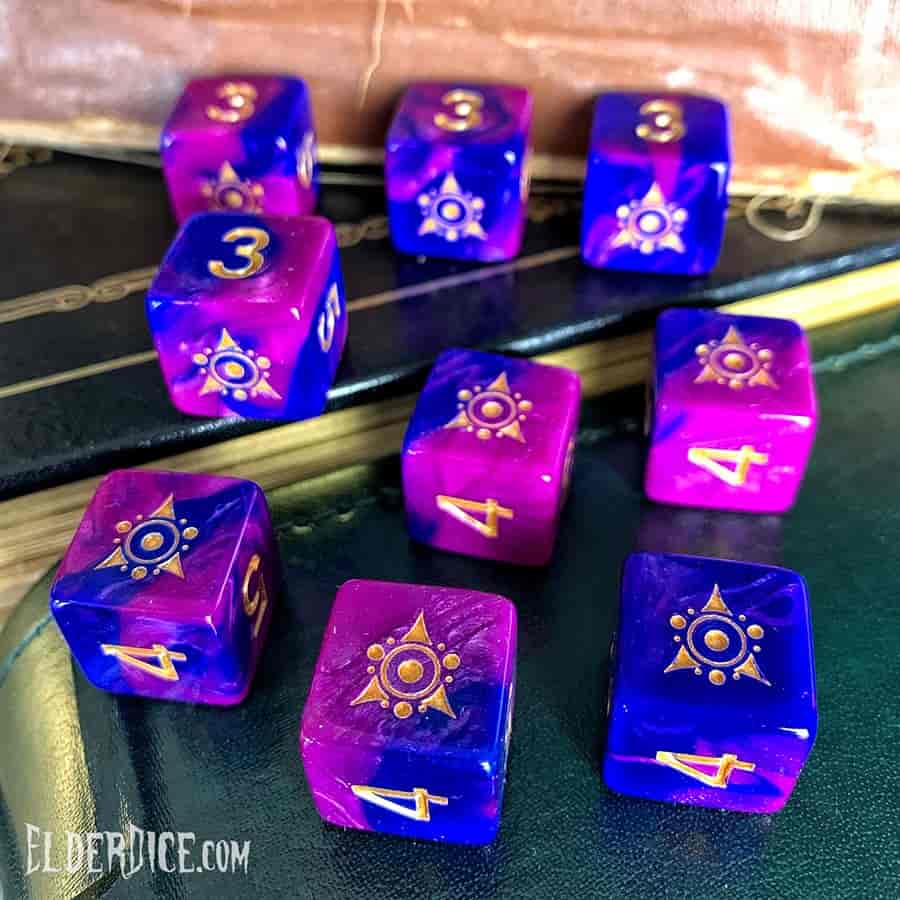 Infinite Black Llc -  Elder Dice (D6 Tube): Sigil Of The Dreamlands