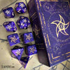 Infinite Black Llc -  Elder Dice: Astral Elder Sign Polyhedral Set: Mystic Purple