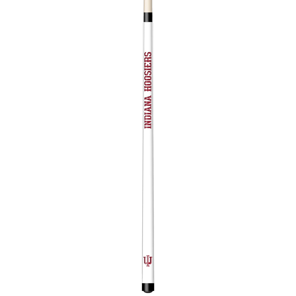 INDIANA ENGRAVED BILLIARD CUE WHITE / CRIMSON - INDBCE101-JR