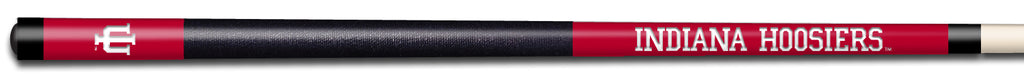 INDIANA COLOR ENGRAVED BILLIARD CUE WHITE / CRIMSON - INDBCE931