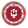 INDIANA NEON WALL CLOCK - 18'' CRIMSON FACE / RED NEON - INDNWC100-18