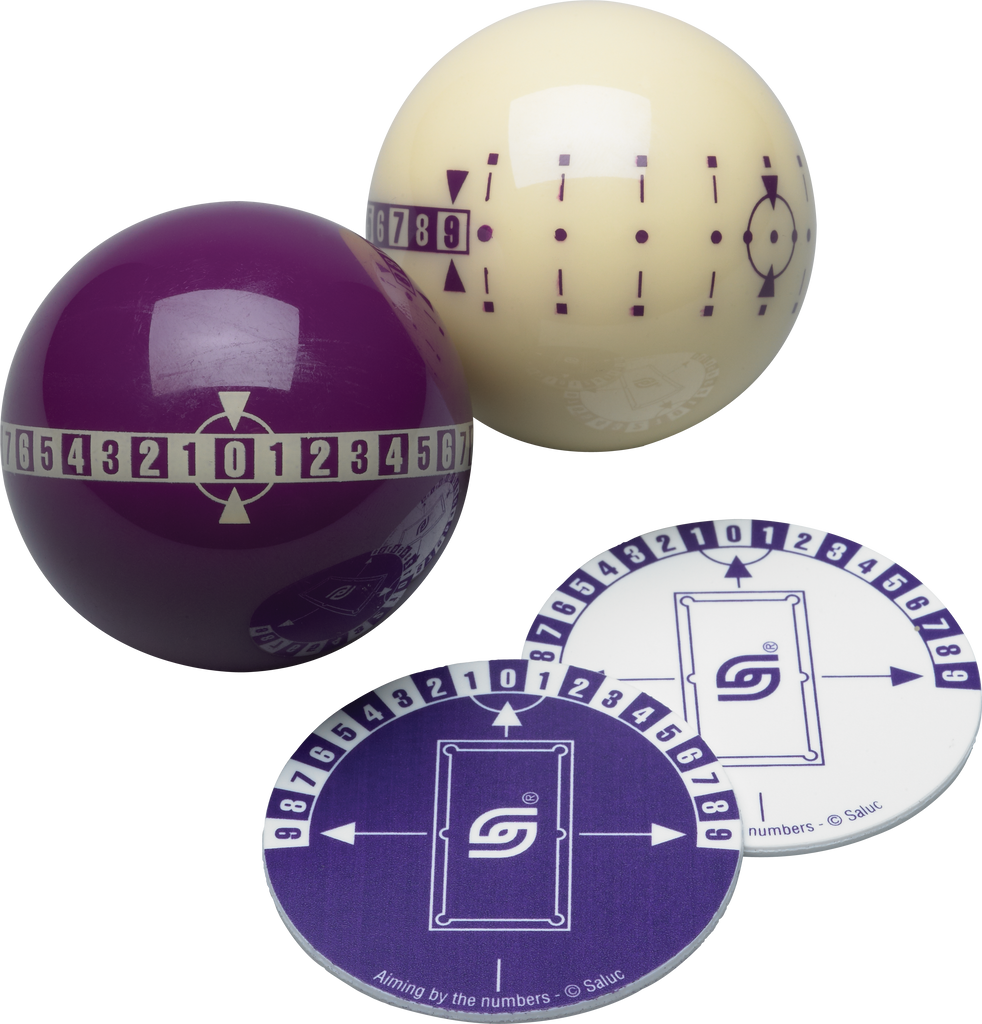Aramith IPABN Aiming By The Numbers - 2 1/4'' Instructional Products and Training Aids