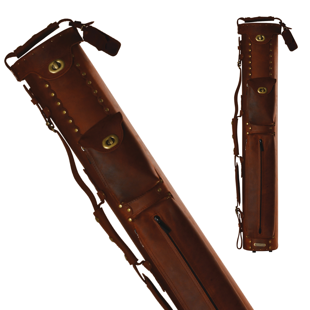 Instroke ISB37 Buffalo Pool Cue Case - Brown Cases